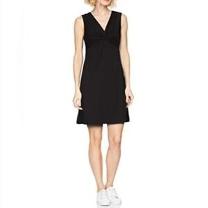Eddie Bauer Women's Travex Aster Tie The Knot Dress Black Size XL